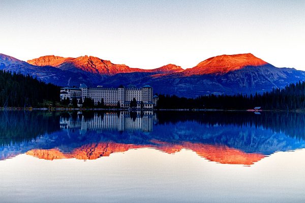Chateau Lake Louise at Sunset
